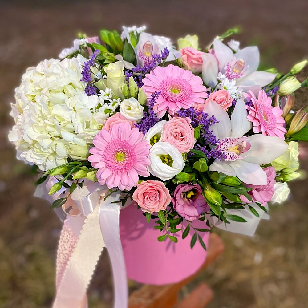 Цветы в коробке 