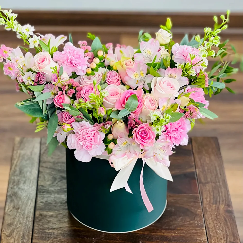 Цветы в коробке