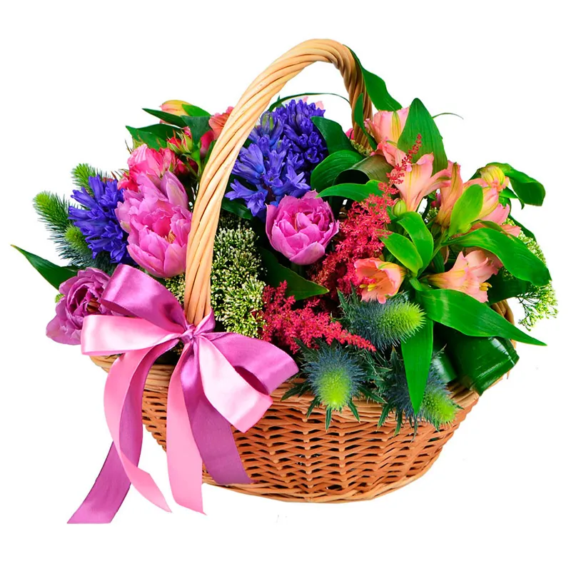 Корзина с цветами «Королева»